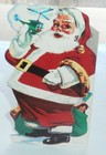 Cute Vintage 1950s Christmas Santa Club Savings Bank Card 3 Side