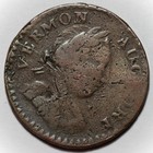 1787 Vermont Colonial  Rr-12  Bust Right  Struck On Nova Constellatio