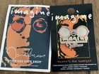 Hard Rock Cafe John Lennon Imagine There   s No Hunger Pin  Red Bracelets  Record