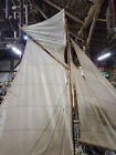 Very Large Vintage Or Antique Handmade Sailboat Model Sailing Ship 67 Inches 