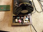 Vintage Singer Sewing Machine In Bentwood Cabinet Aj870121  October 4 1950