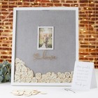 Wooden Hearts For Guest Book  set Of 75  Wedding Guestbook Alternative Drop