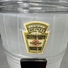 Antique 1920 s  heinz  Vinegar Sampling Frosted Glass Barrel Advertising Display