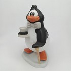 Vtg 1984 Whimsical Penguin Figurine Robert Marble George Good Signed New Arrival