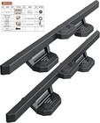 Ford F150 F250 F350 Running Boards Single Tube Textured Black