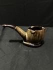 Vintage 1950s Pipe Shaped Ashtray   Mid Century Tobacco Lounge Decor
