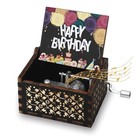 Gifts For Women Mom Daughter Wooden Music Box Unique Hand Crank Music Birthday