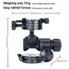 Sunwayfoto Gh-pro Ii  Geared Head Panoramic Tripod Head Accessories For Dslr Cam