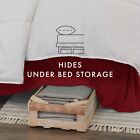 Kaycie Gray Hotel Collection Luxury Hotel Quality Bed Skirt Dust Ruffle