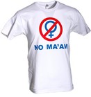 No Ma am T-shirt Retro Al Bundy No Maam Unisex Adult White S-3x