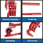 3 In 1 Tubing Bender  0-180 Degrees Tube Bender Manual Pipe Bender Tool For 