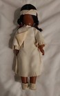 Vintage Native American Indian Girl 10    Doll Bead Necklace And Headband Rare