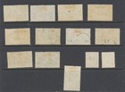 Ceylon Stamps 1938 Sg393 b 394b e 395 a 396b 397 a Used Cv   72 25