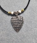 Handmade Green Day Aluminum Guitar Pick Necklace 