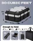 30 Cu Ft Suv Cargo Carrier Bag Waterproof Lockable Rooftop Storage Luggage Rack