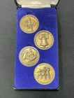 Us Bicentennial Commemorative 1776-1976 Spirit Of 76 - Four  4  Piece Medal Set