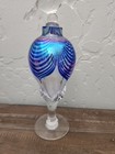 Beautiful Art Glass Crystal Perfume Bottle With Hummingbird- 8 