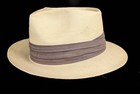 1950s 1960s Vintage 6-7 8 Straw Summer Fedora Hat