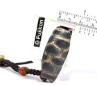 Authentic Ancient Old Tibetan Big Bead Longevity Dzi Nepal Himalayan Agate Stone
