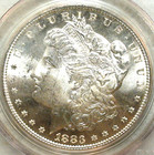1883 Morgan Silver Dollar Pcgs Ms64 Near Gem In Original Green Holder  1 Coin 