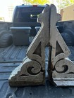 Pretty Pair C1880 Victorian Gingerbread Porch Or Eave Corbel Brackets 22 25 11 5