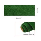 Artificial Grass Mat 3  X 10  Dark Green Realistic Fake Turf 2pcs