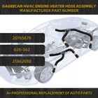 Hvac Engine Heater Hose Assembly Compatible Gmc Acadia 2007-2017 Coolant