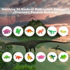 24pcs Large Size Dinosaur Egg Hatching Dino Egg Grow In Water Crack With Asso   
