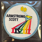 Official Nasa Space Patch 1966 Gemini 8 Armstrong Scott Willabee Ward With Card