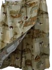 Ali Miles Skort Small Skirt Safari Animal Print Side Pockets Cruise Vacation S