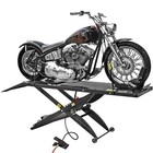 Black Widow Pneumatic Motorcycle Lift Table - 1 000 Lb  Capacity
