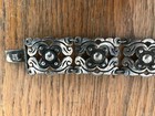 Rare Vintage Taxco Mexican 925 Silver Bracelet M  Ocampo 1930s Link Bracelet Ec