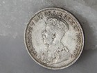 1917 Newfoundland 25 Cents Sterling Silver Coin  13
