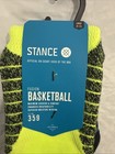 Stance Fusion Basketball Socks Quarter Height Size Large  9-12  Nwt B16