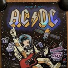 Official   d X 100 Scarce Foil Poster Ac dc Houston Texas Show Aug 31 2026