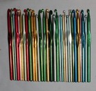 Lot Of 31 Aluminum Crochet Hooks Boye Bates Made In Usa Japan Gently Used