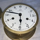 Vintage Schatz Royal Mariner Clock Ships Bell Brass  Not Working No Key