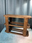 Antique Singer Treadle Sewing Machine Wood Drawer Frame Ornate Carved Sides