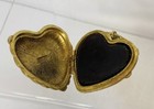 Vtg Estee Lauder 1976 Fluted Heart Solid Perfume Compact