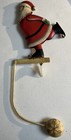 Santa Skate Christmas Skating Pendulum  Balance Sky Hook Metal Toy Vtg