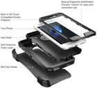 For Iphone 6 6s 7 8 Plus Shockproof Defender Case Cover With Belt Holster Clip 