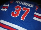 Team Usa Connor Hellebuyck Royal Blue Jersey Size L