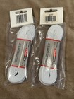 4 Laces  2 Pair  Hockey Skate Braided Laces Tex-style 72    White   New In Package