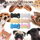 30 Pcs Stainless Steel Blank Pet Id Tags Personalized Dog Name Tag With Hollow