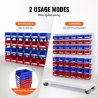 Plastic Storage Bin   5-inch X 4-inch X 3-inch   Hanging Stackable Storage Organ
