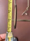 Vintage Brass Tea Cart 2 Glass Shelves