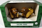Racing Dachshund Weiner Dog Wind Up Toy Set Of 2 Ketchup   Mustard Nib Hotdog