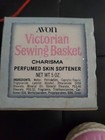 Vintage Avon - Victorian Sewing Basket - Charisma Perfumed Skin Softener