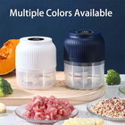 250ml Garlic Masher Crusher Electric Kitchen Food Chopper Usb Portable Meat
