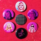 Madonna Confessions Ii   Set Of 7 Badges 32mm High Quality Pictures New